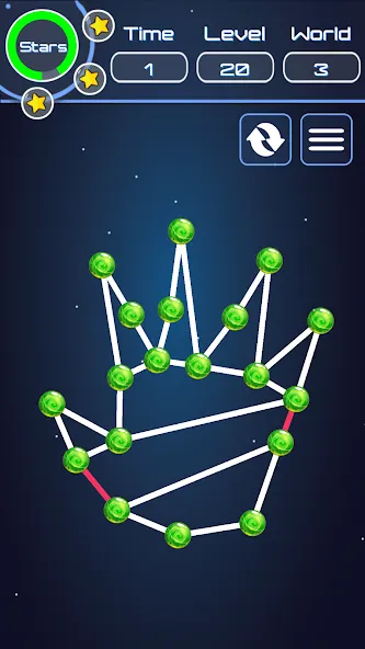 Скачать взлом Connect The Dots [MOD: безлимитные подсказки и все уровни] — скриншот 5