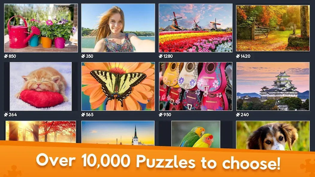 Jigsaw World [MOD: безлимитные подсказки и все пазлы открыты] последняя версия — скриншот 2