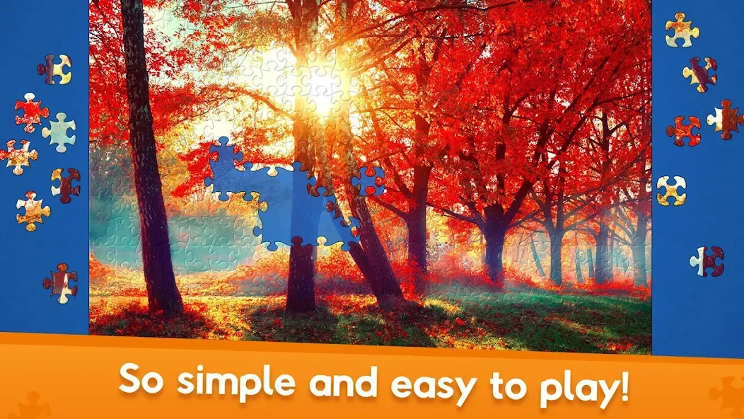 Jigsaw World [MOD: безлимитные подсказки и все пазлы открыты] последняя версия — скриншот 3