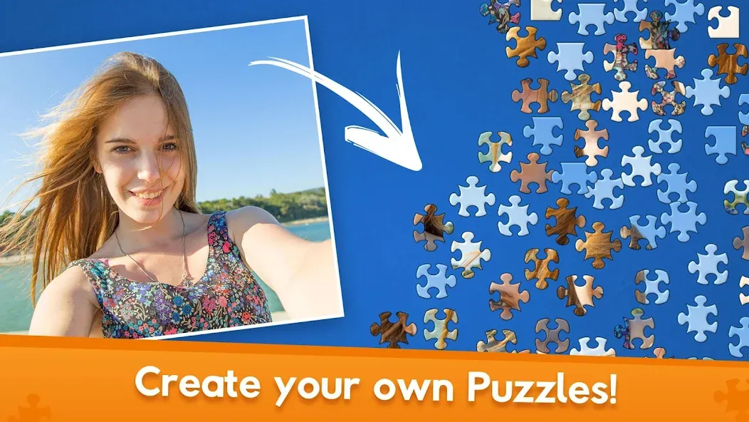 Jigsaw World [MOD: безлимитные подсказки и все пазлы открыты] последняя версия — скриншот 5
