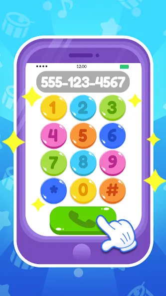 Скачать Baby Phone: Toddler Games [MOD: все игры разблокированы и без рекламы] на телефон — скриншот 2