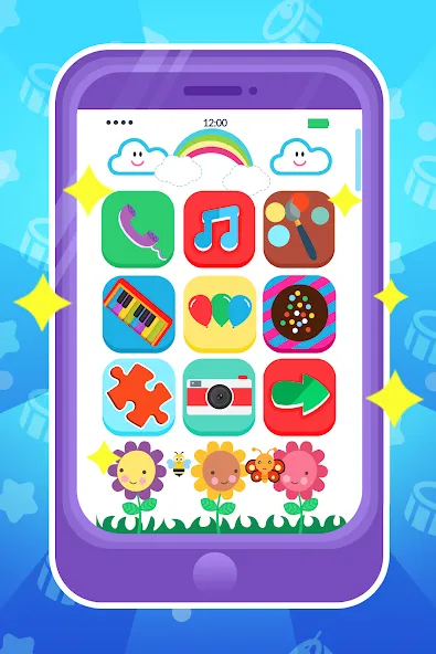 Скачать Baby Phone: Toddler Games [MOD: все игры разблокированы и без рекламы] на телефон — скриншот 5