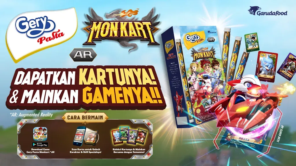 Скачать Gery Pasta Monkart AR [MOD: без рекламы и много монет] на телефон — скриншот 1