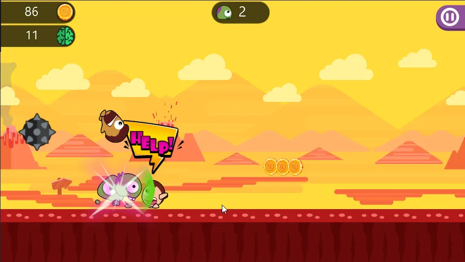 Скачать Monster Run: Jump Or Die [MOD: бесконечные жизни и монеты] на телефон — скриншот 2