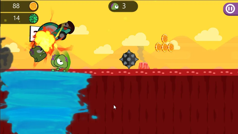 Скачать Monster Run: Jump Or Die [MOD: бесконечные жизни и монеты] на телефон — скриншот 4
