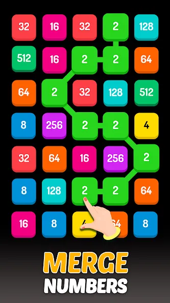 2248 - Numbers Game 2048 [MOD: без рекламы и бесконечные бустеры] последняя версия — скриншот 1