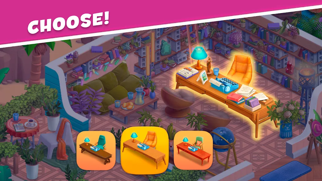 Open House: Match 3 puzzles [MOD: безлимитные монеты и ходы] — Скачать бесплатно (APK) — скриншот 3
