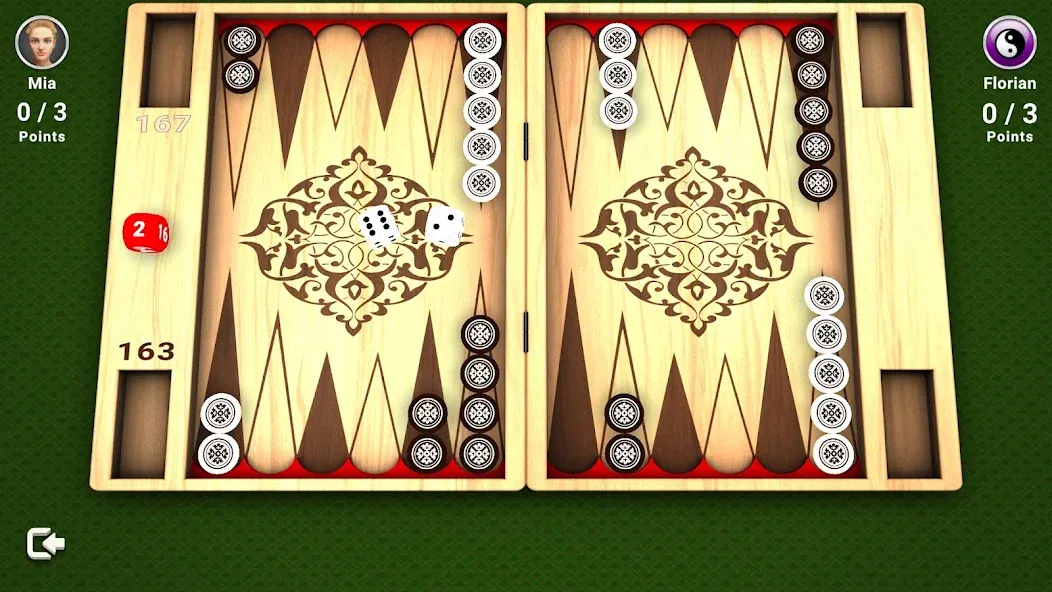 Взломанная Backgammon - Board Game [MOD: безлимитные деньги и открыты все уровни] на Андроид — скриншот 1