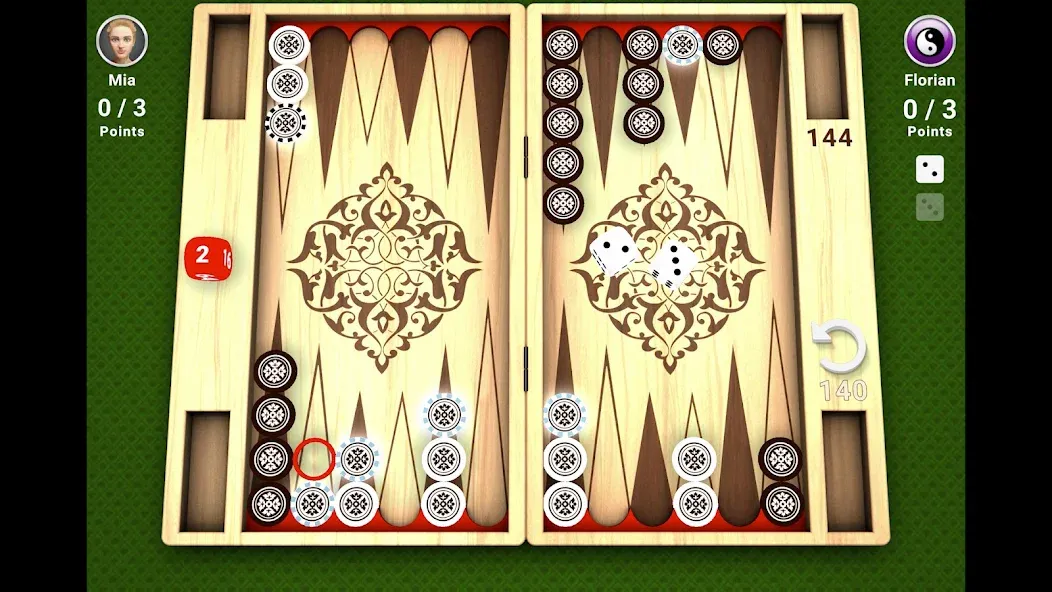 Взломанная Backgammon - Board Game [MOD: безлимитные деньги и открыты все уровни] на Андроид — скриншот 5