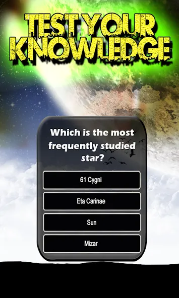 Взломанная Astronomy Trivia Universe Quiz [MOD: безлимитные подсказки и открыты все вопросы] на Андроид — скриншот 2