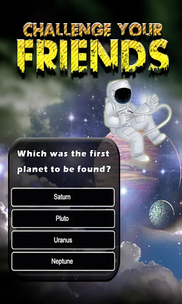 Взломанная Astronomy Trivia Universe Quiz [MOD: безлимитные подсказки и открыты все вопросы] на Андроид — скриншот 3