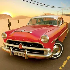 Скачать Long Road Trip - Car Driving [MOD: бесконечное топливо и деньги] на телефон