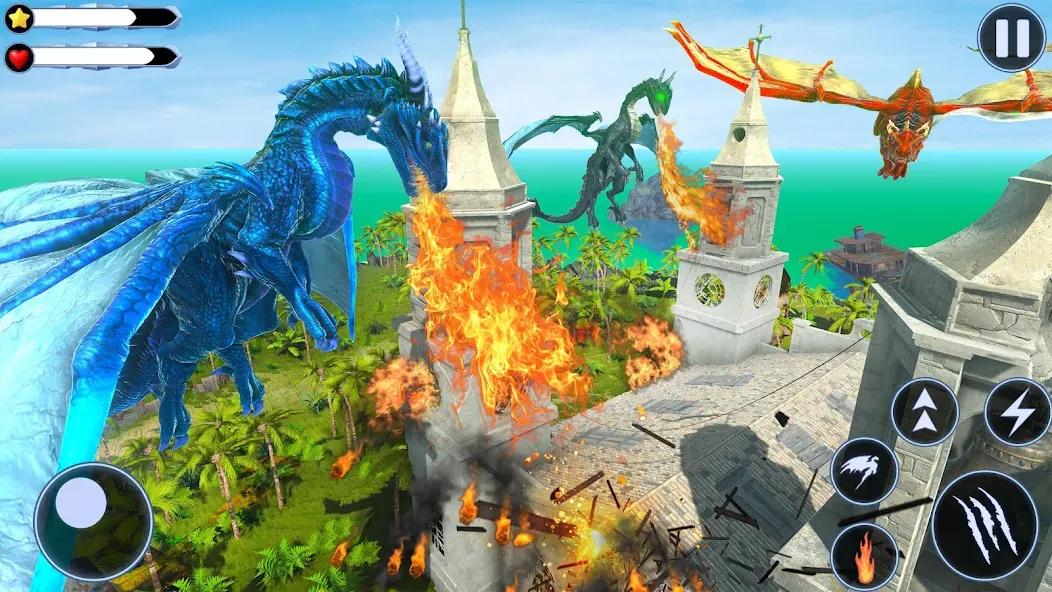 Скачать Wild Dragon Craft Family Sim [MOD: бесконечные ресурсы и быстрый крафт] на телефон — скриншот 2