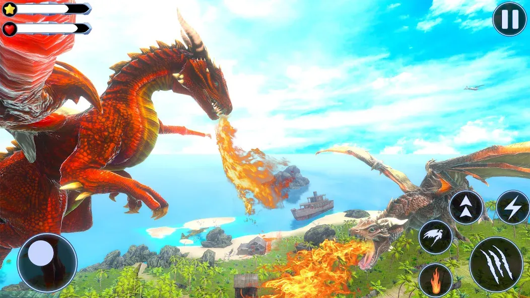 Скачать Wild Dragon Craft Family Sim [MOD: бесконечные ресурсы и быстрый крафт] на телефон — скриншот 3