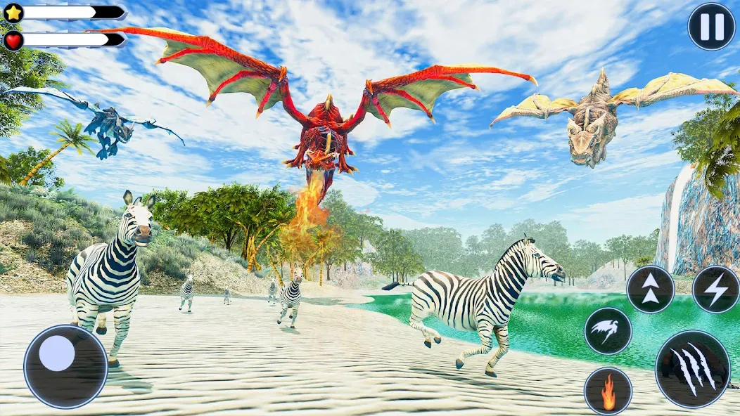 Скачать Wild Dragon Craft Family Sim [MOD: бесконечные ресурсы и быстрый крафт] на телефон — скриншот 4