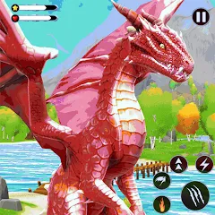 Скачать Wild Dragon Craft Family Sim [MOD: бесконечные ресурсы и быстрый крафт] на телефон