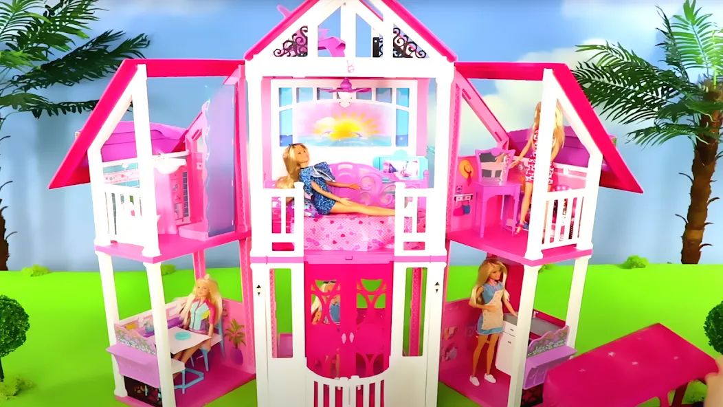 Взломанная Doll House Design Doll Games [MOD: безлимитные деньги и все предметы] на Андроид — скриншот 2