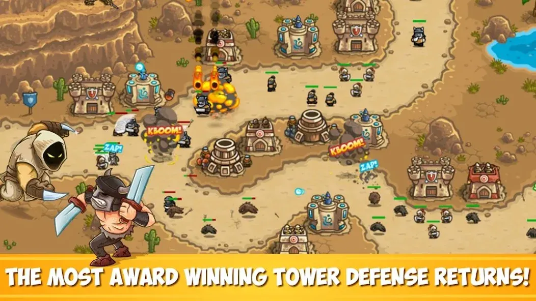 Kingdom Rush Frontiers TD [MOD: безлимитные деньги и герои] последняя версия — скриншот 1