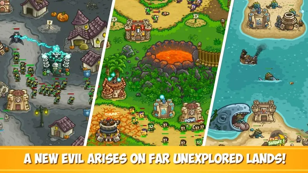 Kingdom Rush Frontiers TD [MOD: безлимитные деньги и герои] последняя версия — скриншот 2
