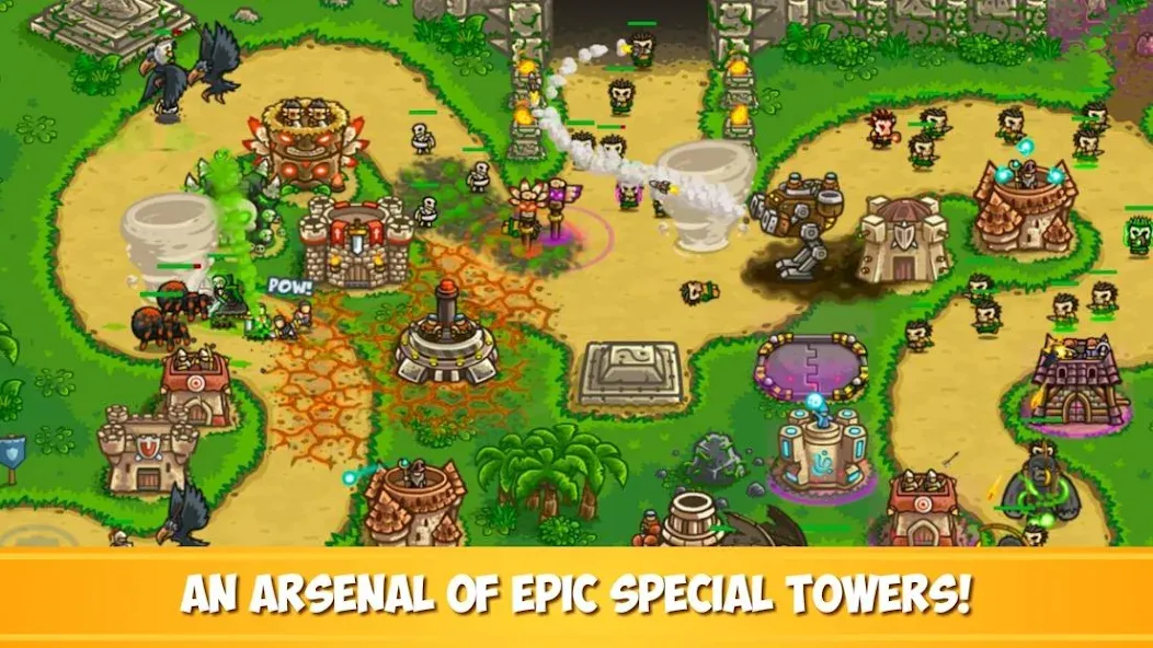 Kingdom Rush Frontiers TD [MOD: безлимитные деньги и герои] последняя версия — скриншот 4