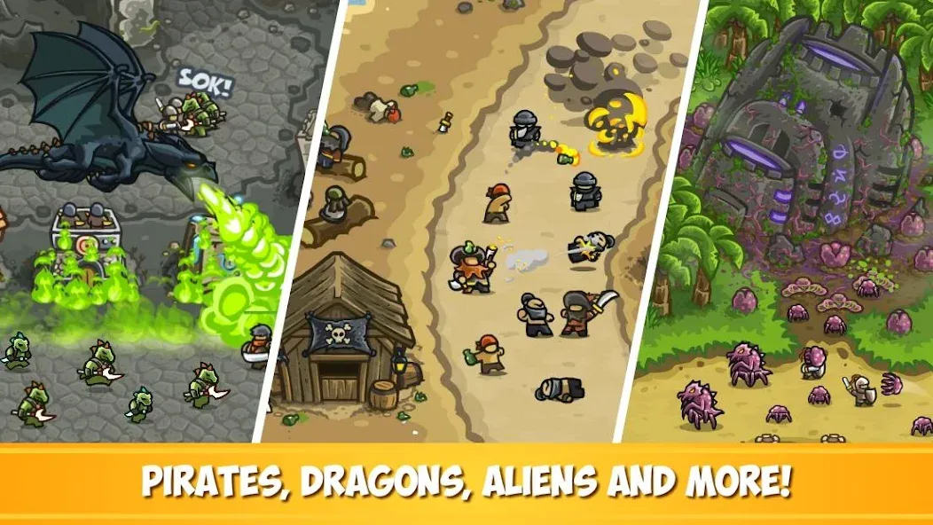 Kingdom Rush Frontiers TD [MOD: безлимитные деньги и герои] последняя версия — скриншот 5