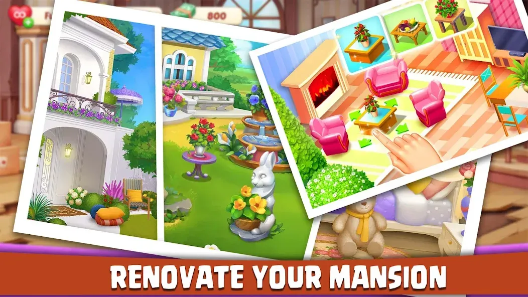Скачать взлом House Design: Redecor Makeover [MOD: безлимитные деньги и открыты все уровни] — скриншот 1