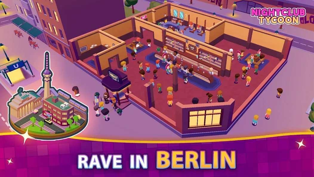 Скачать Nightclub Tycoon: Idle Empire [MOD: безлимитные деньги и энергия] на телефон — скриншот 2