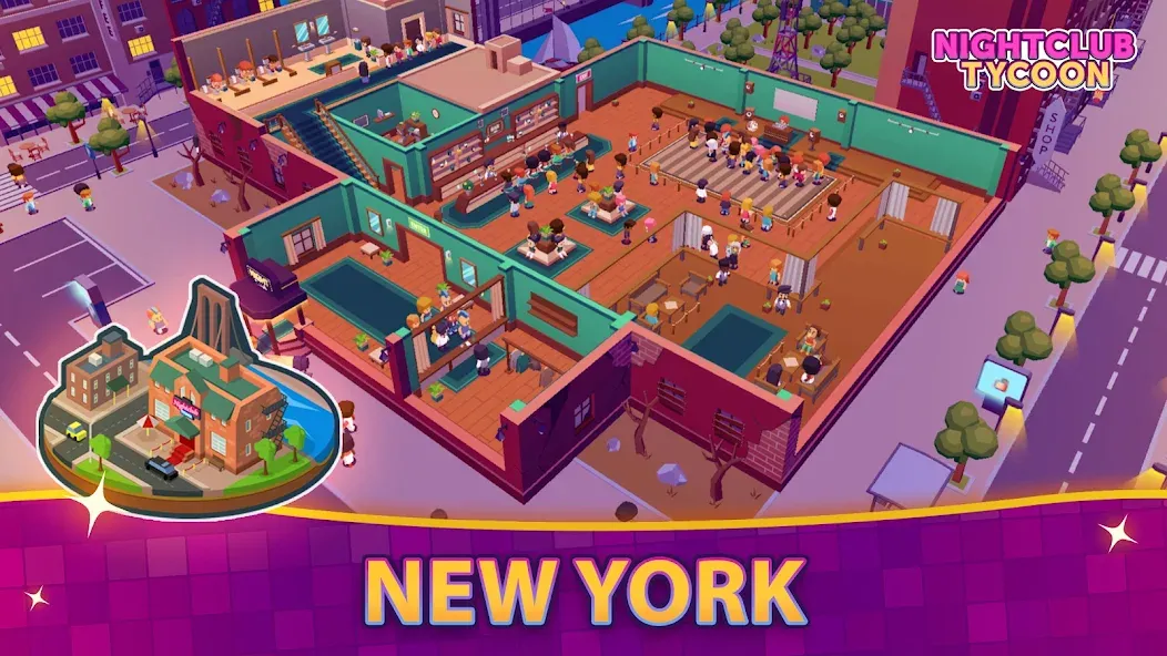 Скачать Nightclub Tycoon: Idle Empire [MOD: безлимитные деньги и энергия] на телефон — скриншот 3