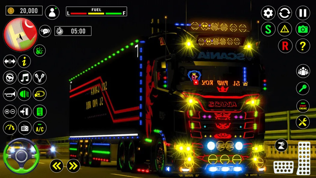 Скачать US Truck City Transport Sim 3d [MOD: безлимитные деньги и все машины открыты] — скриншот 1