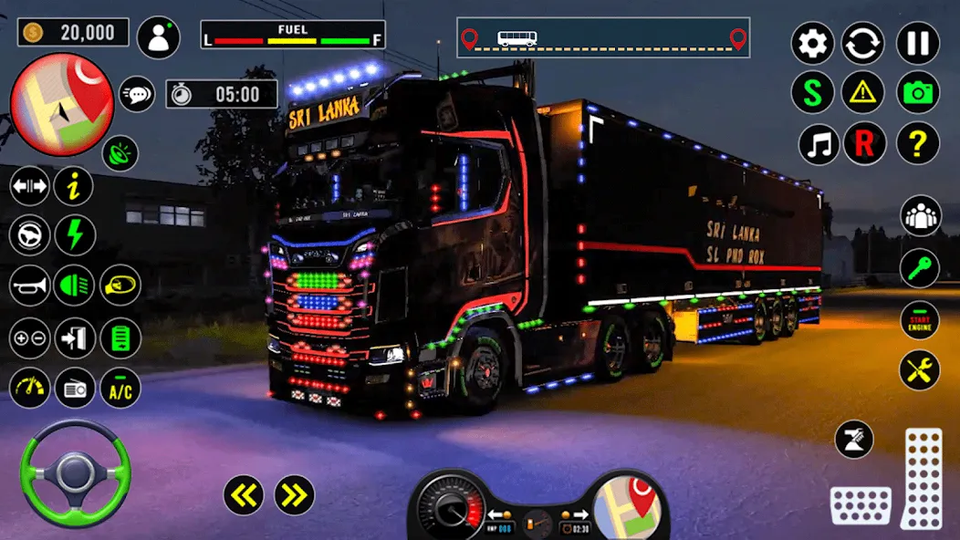 Скачать US Truck City Transport Sim 3d [MOD: безлимитные деньги и все машины открыты] — скриншот 3