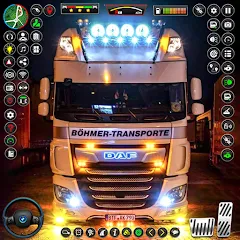 Скачать US Truck City Transport Sim 3d [MOD: безлимитные деньги и все машины открыты]