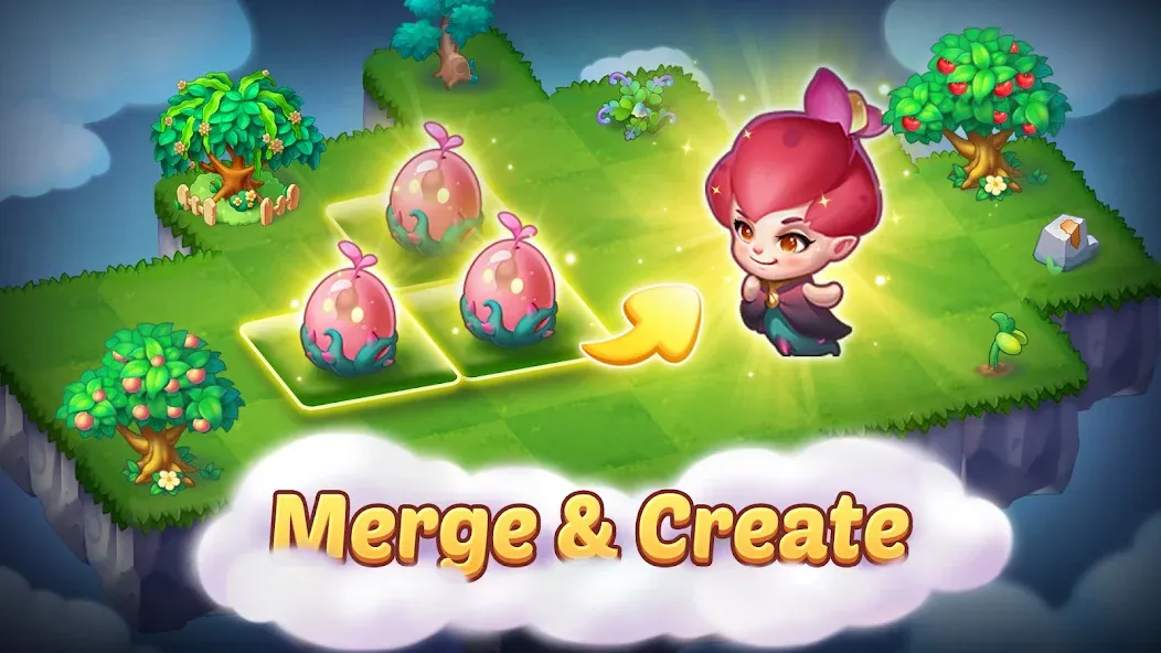 Merge Tales - Merge 3 Puzzles [MOD: безлимитные монеты и подсказки] на Андроид — скриншот 1