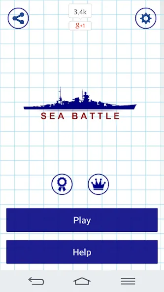 Взломанная Battle at Sea [MOD: безлимитные ресурсы и мощный флот] на Андроид — скриншот 1