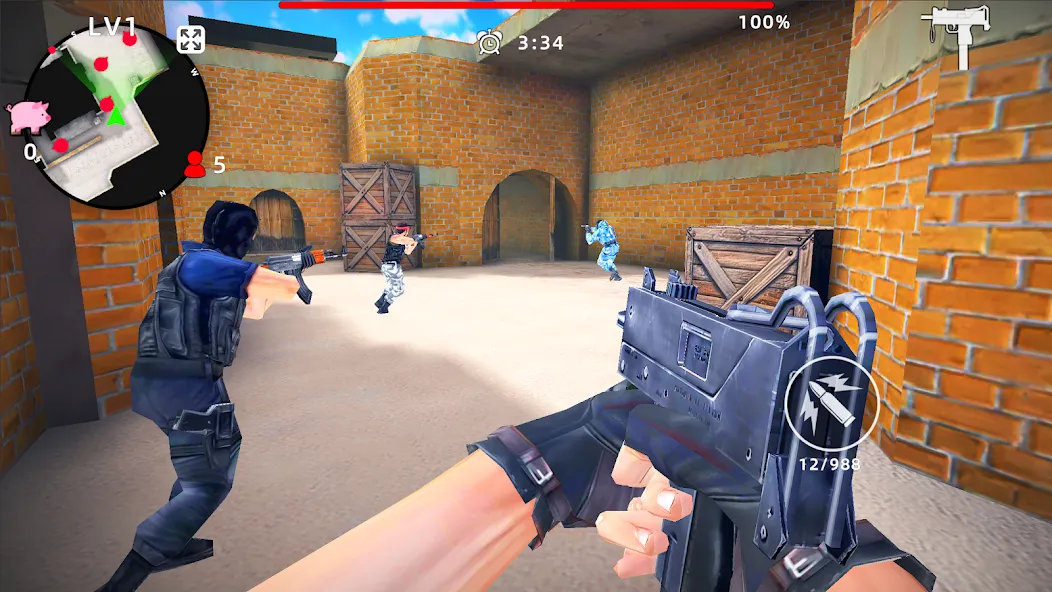 Gun Strike: FPS Shooter Game [MOD: безлимитные деньги и патроны] последняя версия — скриншот 3