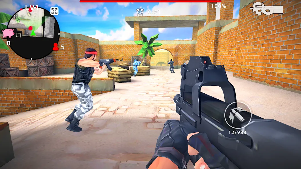 Gun Strike: FPS Shooter Game [MOD: безлимитные деньги и патроны] последняя версия — скриншот 4