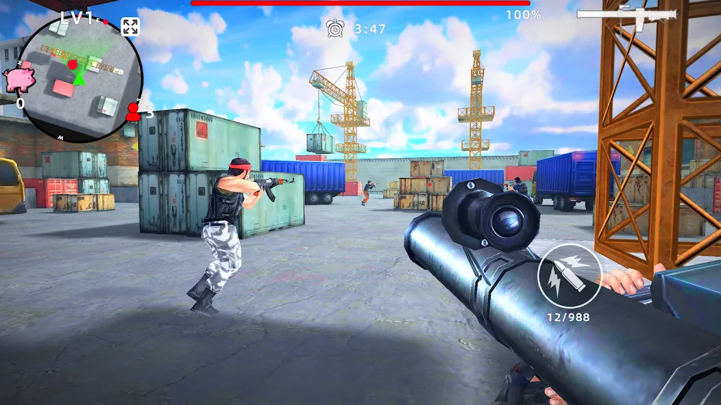 Gun Strike: FPS Shooter Game [MOD: безлимитные деньги и патроны] последняя версия — скриншот 5