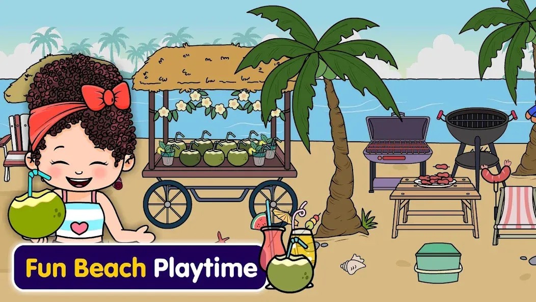 Tizi Town - My Hotel Games [MOD: открыты все номера и бесконечные деньги] (Бесплатно / APK) — скриншот 5