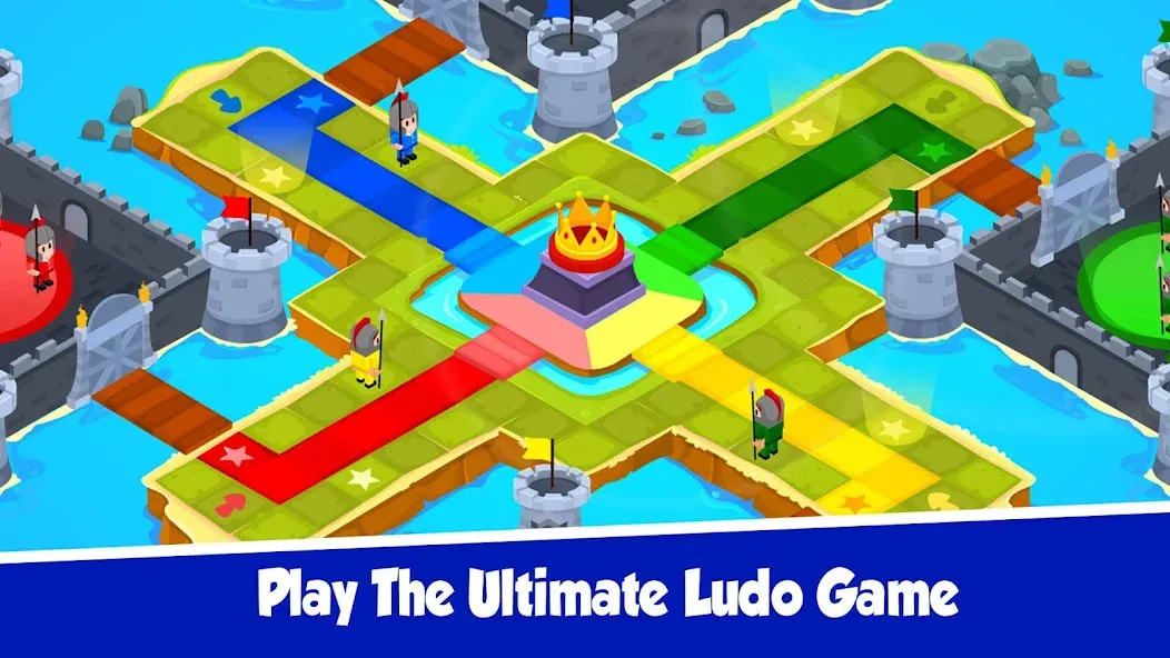 Скачать Ludo Offline Dice Board Game [MOD: без рекламы и разблокированы все режимы] на телефон — скриншот 1