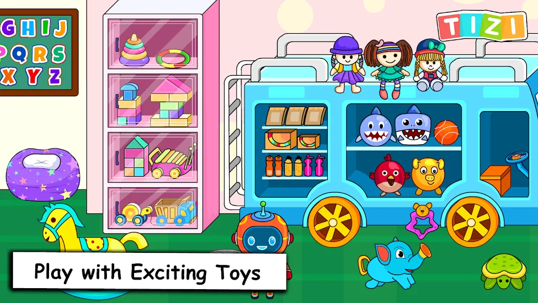 Скачать взлом My Tizi Town Daycare Baby Game [MOD: безлимитные монеты и все предметы] — скриншот 2