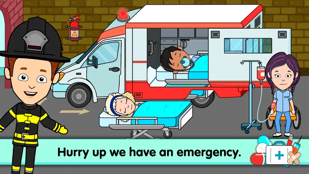 My Hospital Town Doctor Games [MOD: безлимитные деньги и всё открыто] на Андроид — скриншот 1