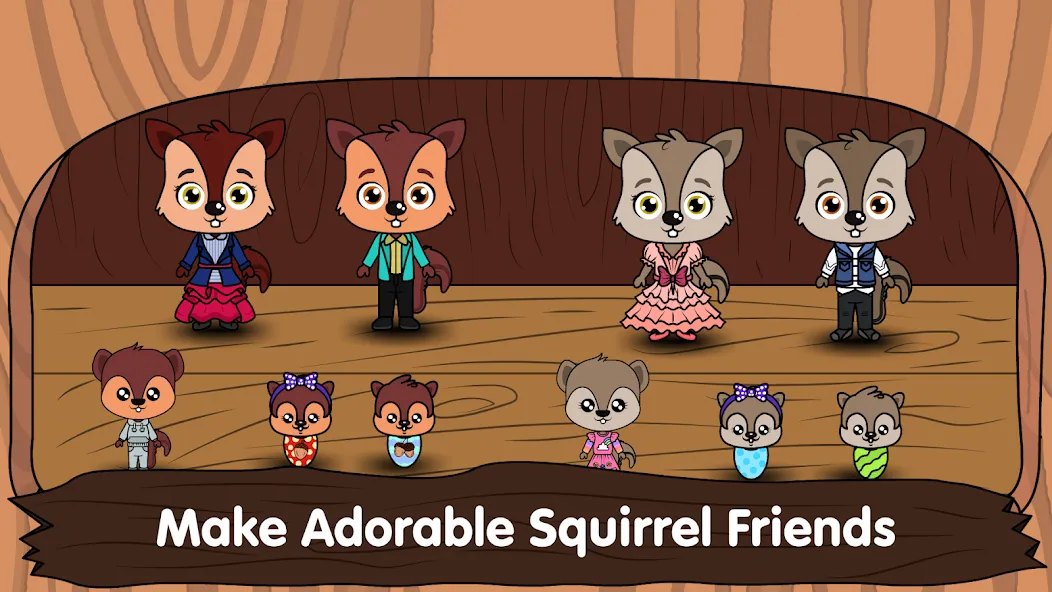 Animal Town - My Squirrel Home [MOD: безлимитные монеты и все предметы] последняя версия — скриншот 3