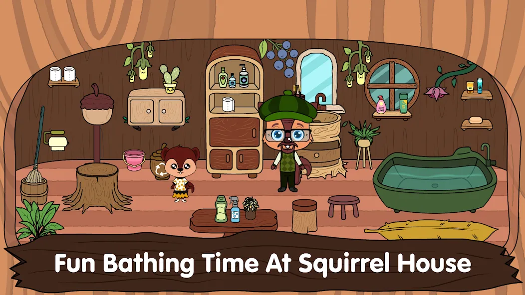 Animal Town - My Squirrel Home [MOD: безлимитные монеты и все предметы] последняя версия — скриншот 4