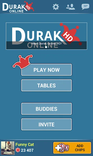 Взломанная Durak Online HD [MOD: без рекламы и быстрый прогресс] на Андроид — скриншот 2
