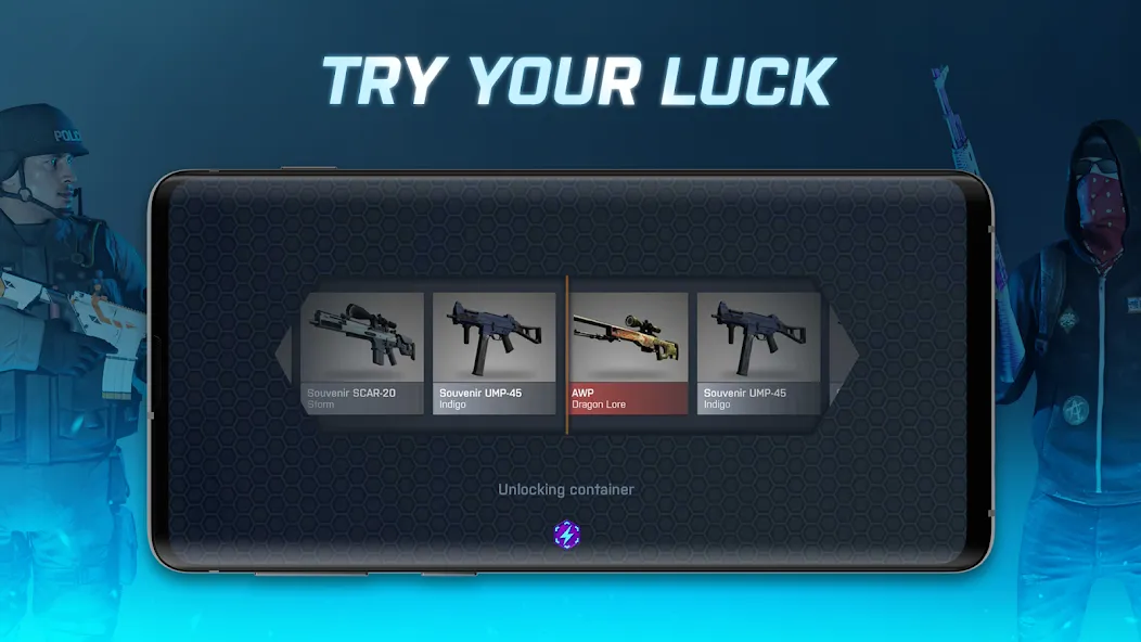 Case Opener - skins simulator [MOD: много монет и все скины] на Андроид — скриншот 3