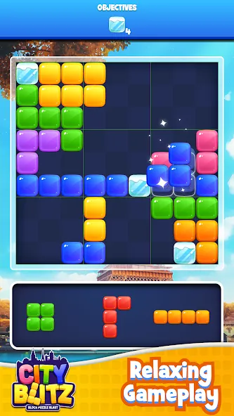 City Blitz-Block Puzzle Blast [MOD: безлимитные монеты и все уровни] — Скачать бесплатно (APK) — скриншот 2