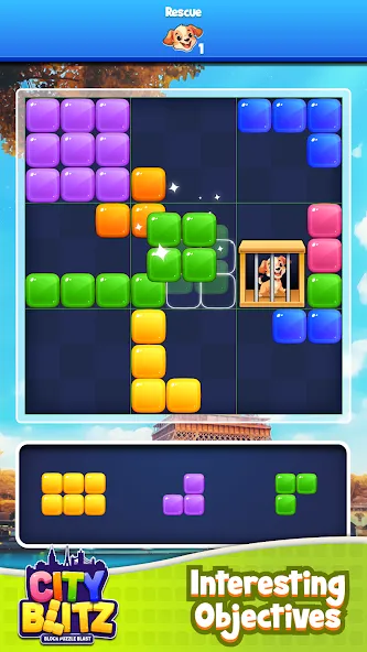 City Blitz-Block Puzzle Blast [MOD: безлимитные монеты и все уровни] — Скачать бесплатно (APK) — скриншот 3