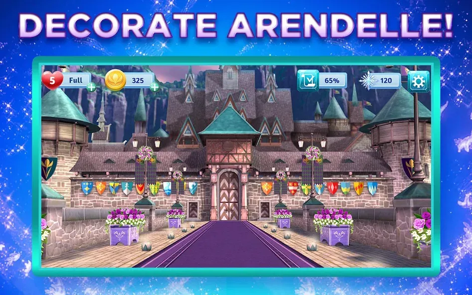 Скачать Disney Frozen Adventures [MOD: безлимитные ресурсы и открытые уровни] — скриншот 3