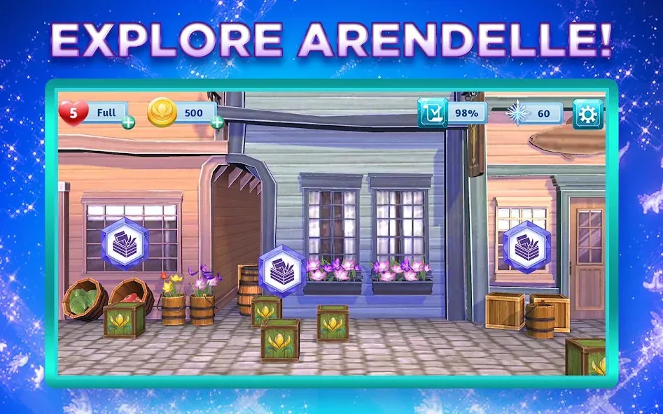 Скачать Disney Frozen Adventures [MOD: безлимитные ресурсы и открытые уровни] — скриншот 5