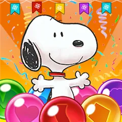 Bubble Shooter - Snoopy POP! [MOD: безлимитные жизни и монеты] — Скачать бесплатно (APK)