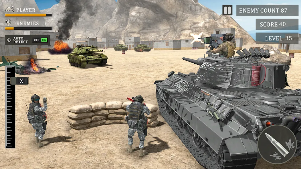 Скачать Tank Fury: Battle of Steels [MOD: безлимитные ресурсы и мощные танки] — скриншот 1